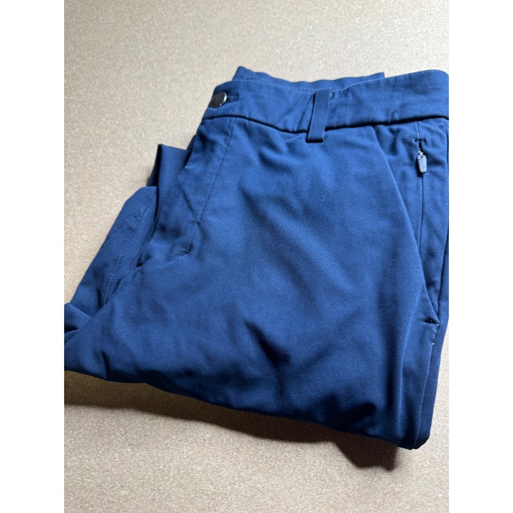 Lululemon Commission Pant Slim Warpstreme Navy Blue Mens 30x32 LM5710S